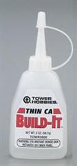 TOWR3800 Build-It CA Thin Glue 2 oz.